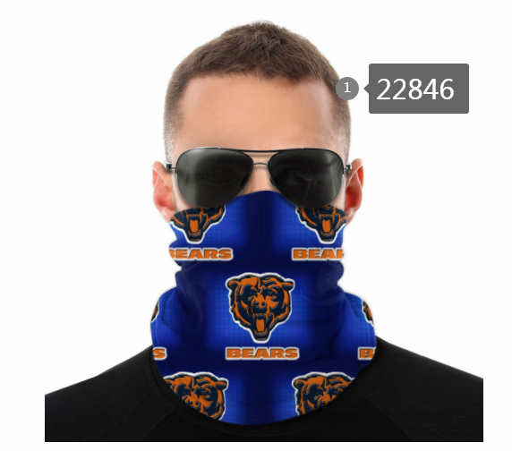 2021 NFL Chicago Bears  #81 Dust mask with filter
